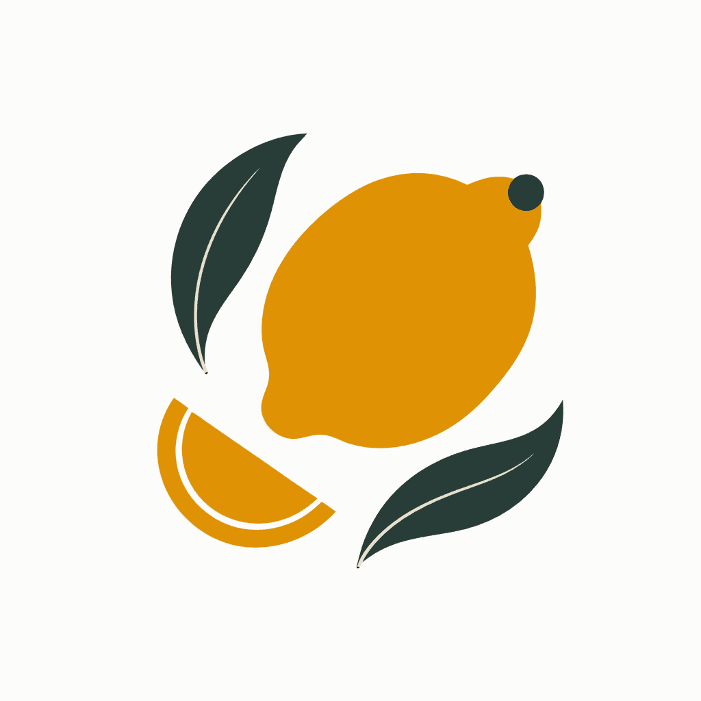 Amalfi lemon branch placement graphic