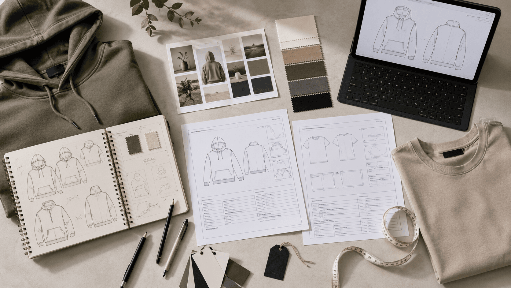 Design and Tech Pack Help for Startup Clothing Brands